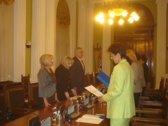 14. мај 2012. Судије полажу заклетву пред председницом Народне скупштине проф. др Славица Ђукић Дејановић